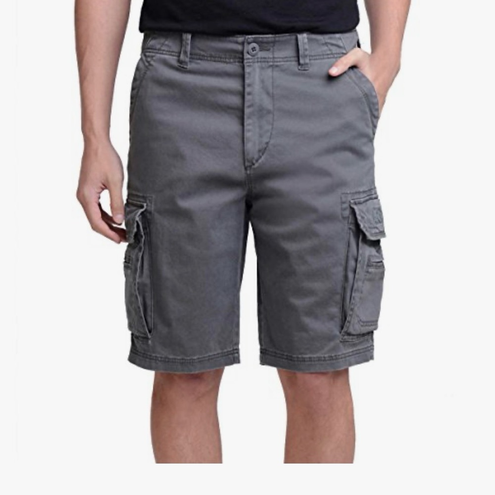 UNIONBAY Gray Cargo Shorts Relaxed Fit